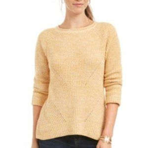 NEW! Style & Co golden white long sleeve Sweater Shirt Top Women's Petite size